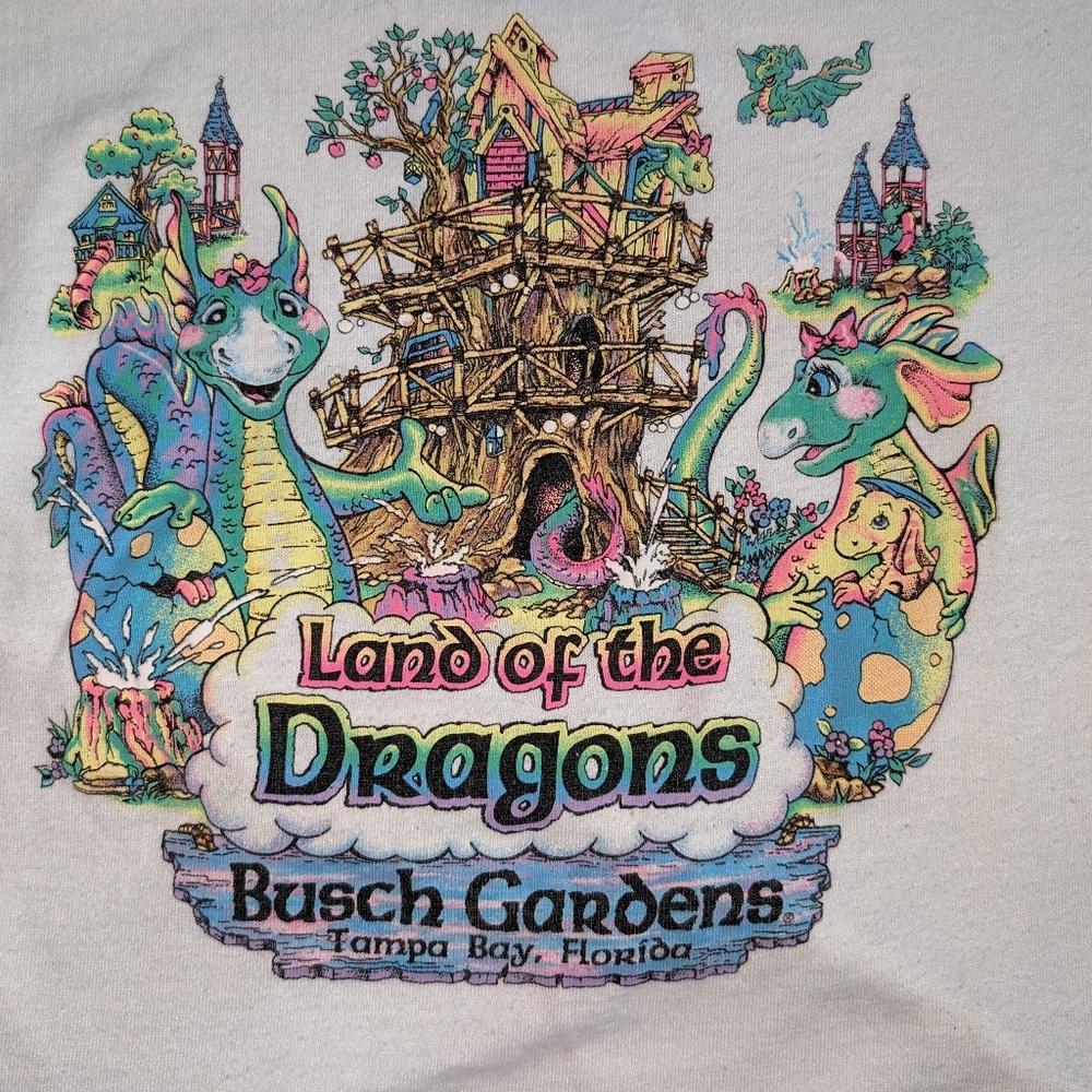 Land Of The Dragons 80s Vintage Single Stitch Tee